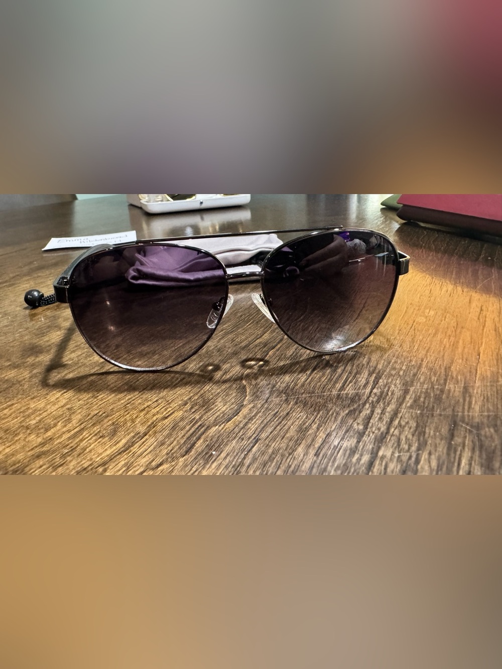 Kenneth Cole Women's Aviator Sunglasses - Black Gradient Lenses